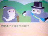 Ninjatown hidden humor: reference to "OVER NINE THOUSAAAND!" internet meme (Dragonball Z)
