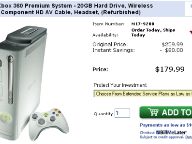 Black Friday Who? 20GB Xbox 360 Refurb $180 at TigerDirect