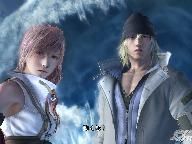 Final Fantasy XIII being advertised in Home
