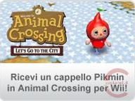 Receive an original hat Pikmin in Animal Crossing