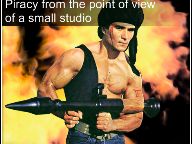 Piracy from the point of view of a small studio.