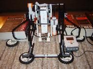 LEGO Bot Playing A Perfect Wii Bowling Game