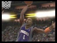 NBA 2K10 dunking on Wii