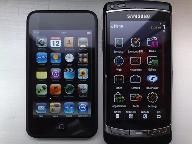 Iphone vs Omnia i8910 HD comparison