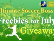 Freebies for July Giveaway Event for Ultimate Soccer Boss Players