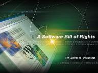 Why we need a Software Bill of Rights
