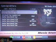 Wii Guitar Hero 5 Music Store Opens – First Photos of GHWT Disc Import
