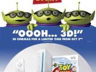 Win Toy Story Mania videogame and Wii console