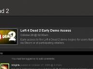 L4D2 pre-order demo MIA on Steam