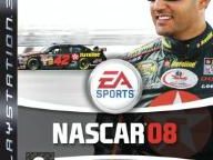 Montoya on Cover of NASCAR 08