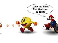 Pac-Man beats Mario and gets his Guiness Record