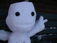 Say Hello To Sackboy Snowman