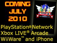 Sonic 4: Episode 1 To Be Released In July and Also On The iPhone