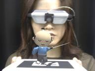 Augmented reality mirror picks makeup for the ladies