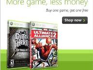Buy 1, Get 1 Free Xbox 360 Video Game Sale at Microsoft Store