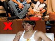Gaming lifestyle shots vs real life