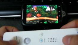 Wii Controller Demo gets active, Android and Wiimote handle Donkey Kong