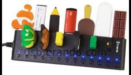 iMONO 13-port USB hub with independent power switches kills vampires en masse