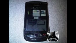 The BlackBerry Bold 9800 Slider Running The New Webkit Browser