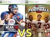 NCAA Football 08 vs All-Pro Football 2K8