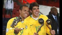 Kaka & Luis Fabiano Happy To Be Forming A Great Partnership With Brazil At The World Cup