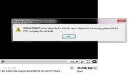 YouTube Hacked, Justin Bieber Gets the Worst of It