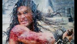 Jason Momoa as Conan in action