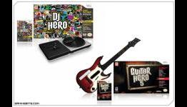 Scoring gaming deals: Free DJ Hero Bundle when you purchase Guitar Hero 5 Guitar Bundle (Wii)
