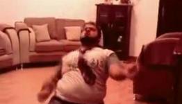 Things people do for a PS3: Air Guitar Hero