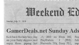 GamerDeals Sunday Ads in a Nutshell