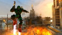Two screenshots Crackdown 2 ‘Toy Box’ DLC
