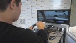 Simulator warns students of dangers of texting while driving
