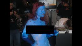 NSFW: Mystique Cosplay From NYCC Is Too Hot For Kids’ Day