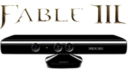 Fable 3 Kinect minigames involved statue making, tomatoes