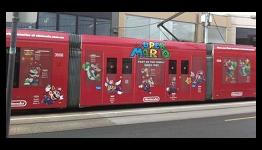 Super Mario takes over Australian public transportation