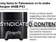 Rumor Control: Sky News did not say a 40GB PS3 is coming