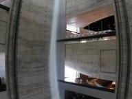 Mercedes museum hosts most powerful artificial tornado