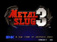 Metal Slug 3 video