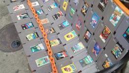 NES Game Cartridge Bench