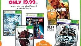 Madden NFL 13 pre-order for $45, Max Payne 3 and Ghost Recon combo deals at TRU