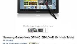 Galaxy Note 10.1 up for pre-order on Amazon US: $549 with quad-core CPU in tow