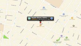 Yelp check-in with new iOS 6 maps
