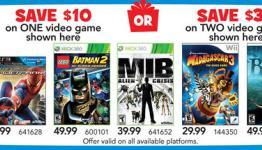 $30 off purchase of two select games plus other deals at Toys R Us this week