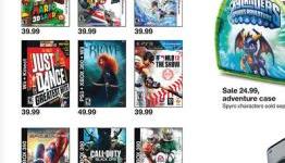 B1G1 50% off game sale, $20 off 3DS and Xbox 360 at Target this week