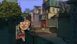 Experience Chile in the color-splashed Papo & Yo, one of many video games with graffiti