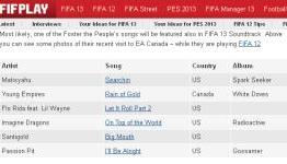 FIFA 13 Soundtrack – Three New Songs Announced