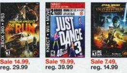 SWTOR for $7.50, $18 off NCAA Football 13 and other deals at Target this week