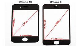 iPhone 5 vs iPhone 4S size comparison