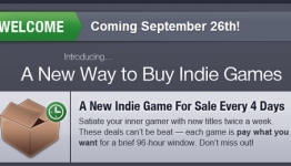 IndieGameStand channels Humble Bundle, Woot starting September 26