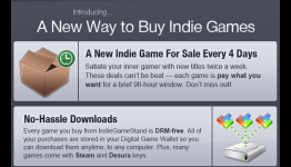 IndieGameStand is Announced, “A Pay What You Want” Service for Indie Games